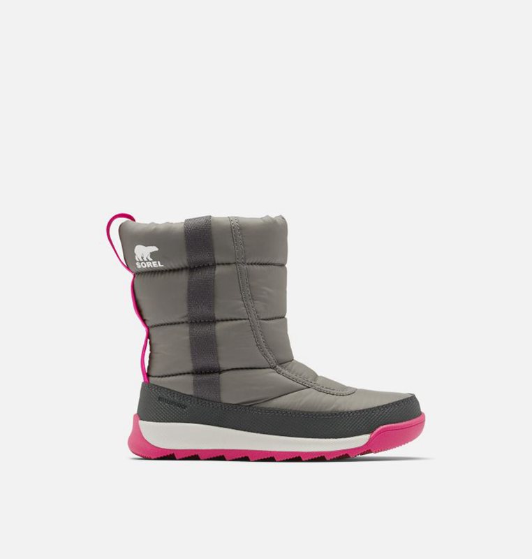 Kids Snow Boots Grey - Sorel Childrens Whitney™ II Puffy Mid - 754916-YQL